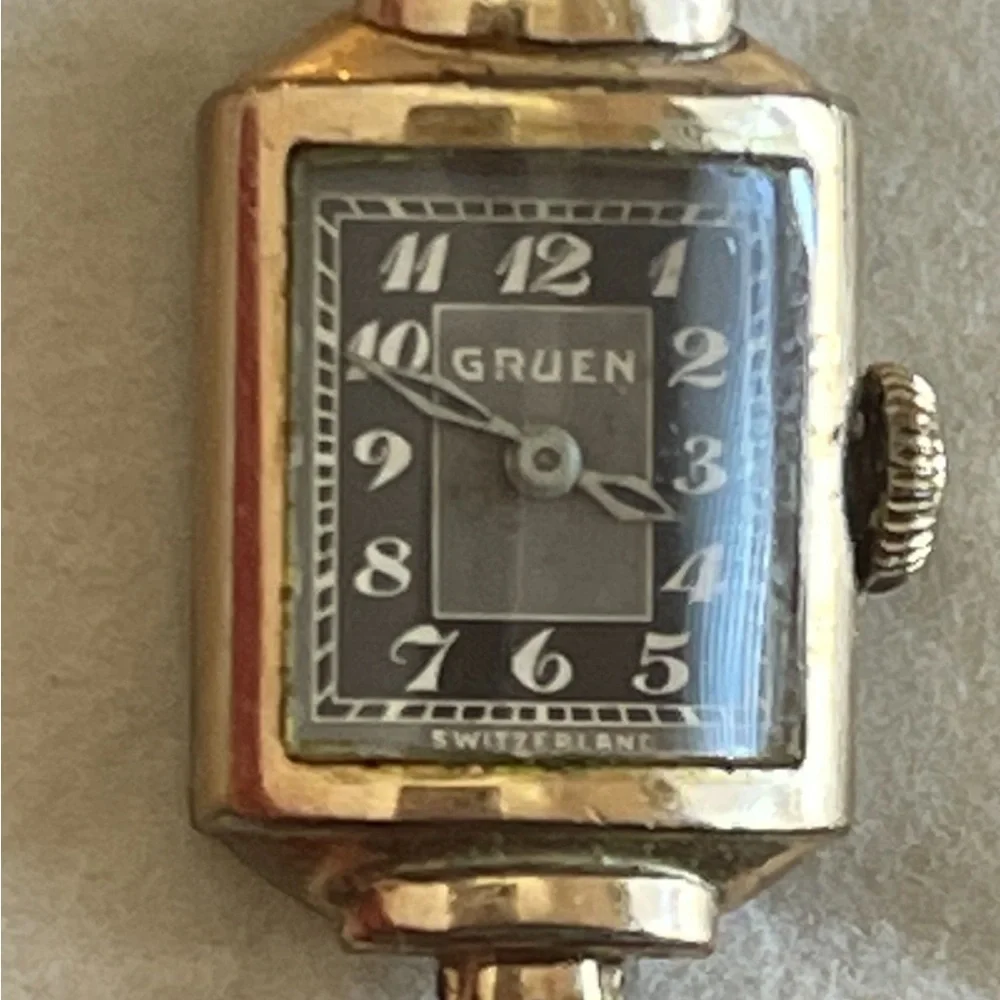 Gruen - Switzerland movement - 10k GF Rose gold color